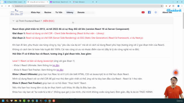 React Ultimate - React.JS Cơ Bản Từ Z Đến A Cho Beginners – Screenshot 2