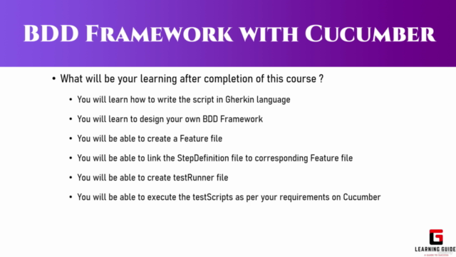 Learn to Create BDD Framework using Cucumber and Java - Screenshot_04