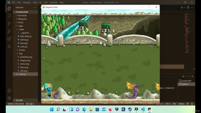 Curso de Programación Python y Juegos con Pygame – Screenshot 1