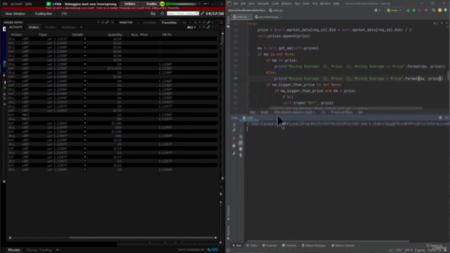 Interactive Brokers object oriented Python API course – Screenshot 4