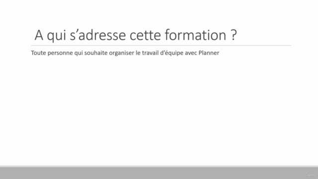 Formation en ligne : Organiser avec Planner – Screenshot 4