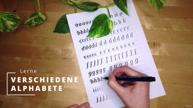 Handlettering für Anfänger:innen - Kalligraphie mit Brushpen – Screenshot 3