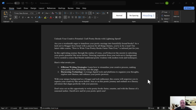 How to write your poetry books faster than ever – Screenshot 1