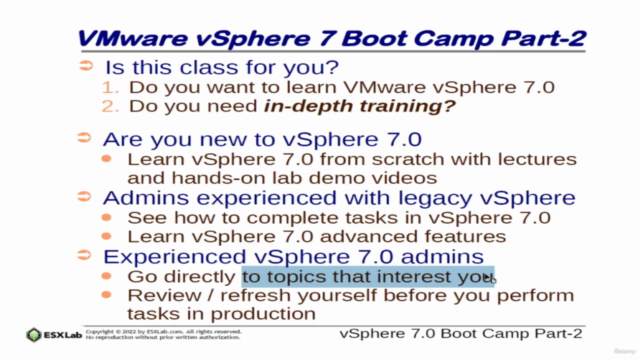 Mega Course - VMware vSphere 7.0 Boot Camp - Part 2 w. Ebook – Screenshot 2