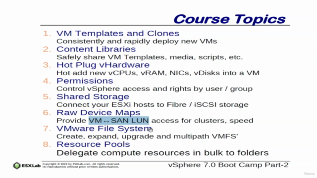 Mega Course - VMware vSphere 7.0 Boot Camp - Part 2 w. Ebook – Screenshot 3