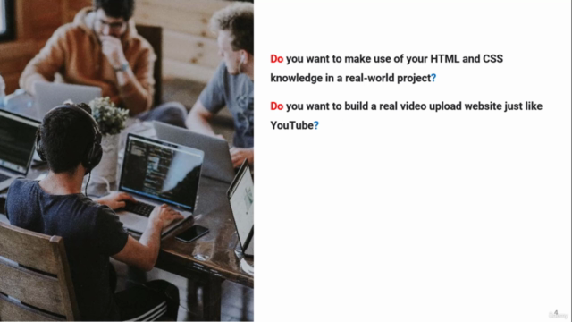 Build A YouTube Clone Using HTML, CSS and JS 100% Responsive – Screenshot 1