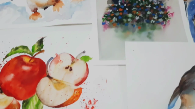 Watercolor Paintings In Loose Free Flow Style - 10 Projects – Screenshot 3