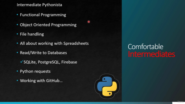 Python from absolute beginner to a comfortable Intermediate – Screenshot 4