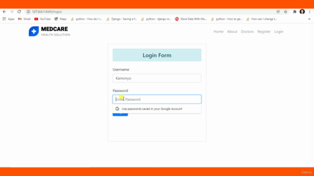 Machine Learning Disease Prediction And Drug Recommendation – Screenshot 1