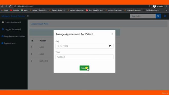 Machine Learning Disease Prediction And Drug Recommendation – Screenshot 4