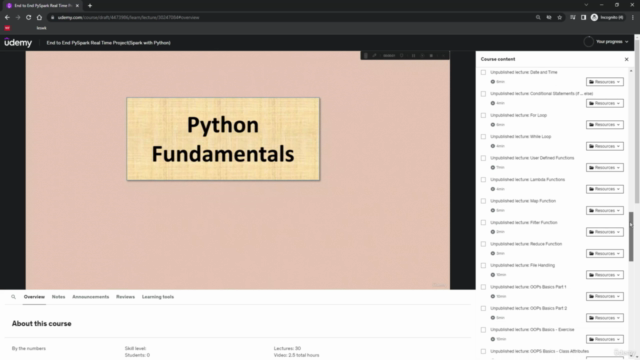 PySpark Project- End to End Real Time Project Implementation – Screenshot 3
