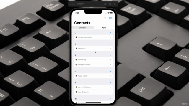 SwiftUI et CoreData – Screenshot 1