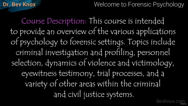Intro to Forensic Psychology (Certificate of Completion) - Screenshot_01