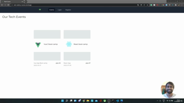 Learning Next.js and creating a web app – Screenshot 1