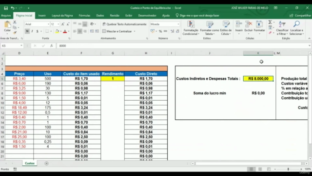 Custos para Pequenos Negócios – Screenshot 1
