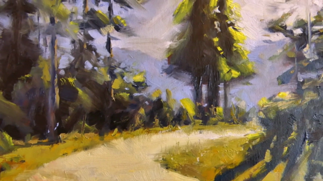 Loose Vibrant Painting - Forest Landscape - Oil or Acrylic – Screenshot 3