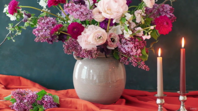 "Flower arrangement"/Мастер-класс "Цветочный натюрморт" – Screenshot 4