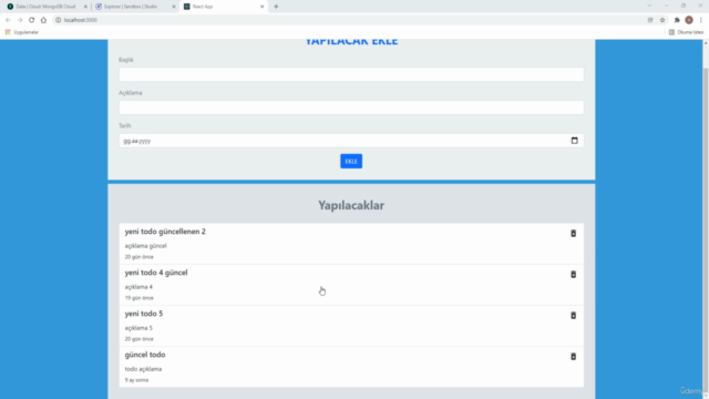 React - GraphQL ile Uygulama Geliştirme – Screenshot 1