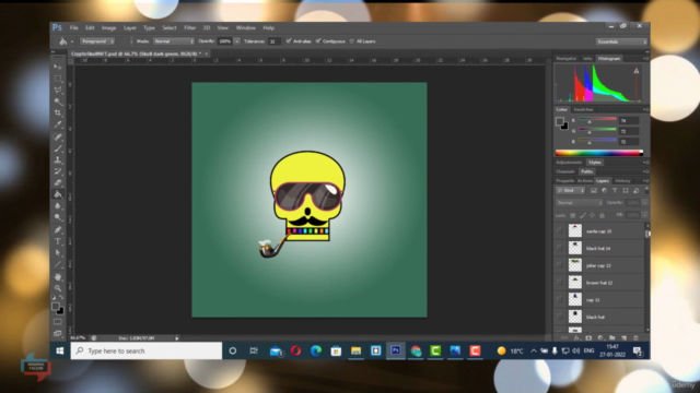 Complete Course To Create 10000+ NFT with Photoshop+ Opensea – Screenshot 3