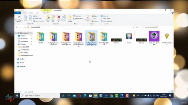 Complete Course To Create 10000+ NFT with Photoshop+ Opensea – Screenshot 4