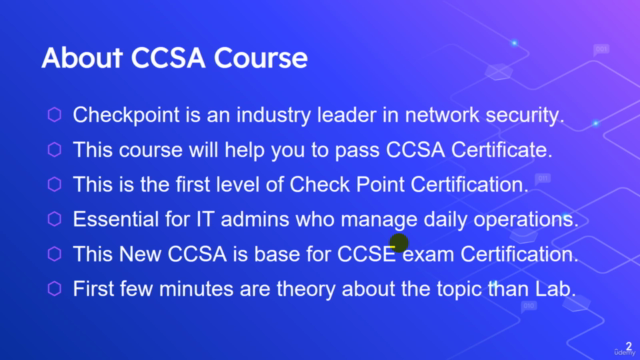 Check Point Firewall CCSA R80.40 Training Part1/2 - Screenshot_01