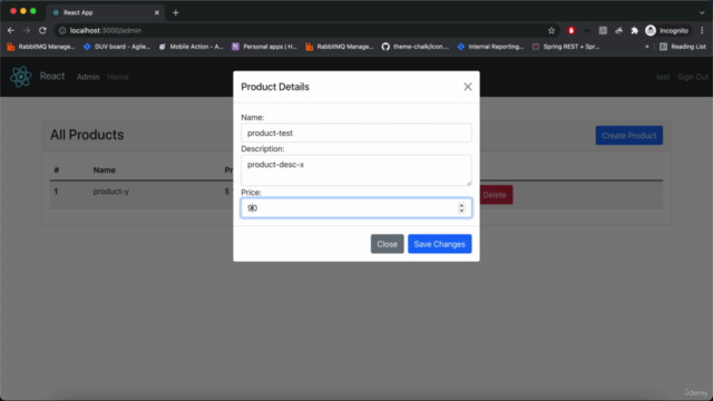 Java Full stack Spring Boot and React (Inc JWT,Router,Redux) – Screenshot 4