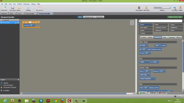 Create your First Computer Game with Stencyl – Screenshot 4