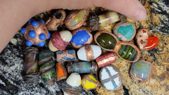 Glass Beads 107.1- Copper Electroforming – Screenshot 1