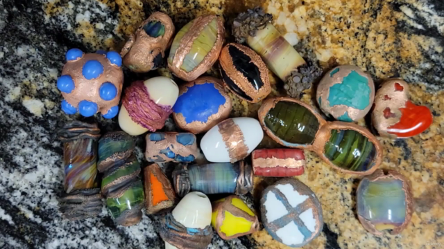 Glass Beads 107.1- Copper Electroforming – Screenshot 3