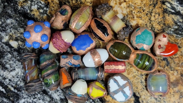 Glass Beads 107.1- Copper Electroforming – Screenshot 4