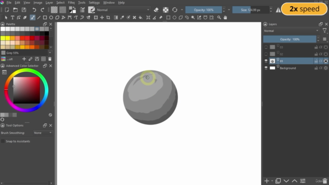 Gambar digital dengan Krita untuk pemula – Screenshot 4