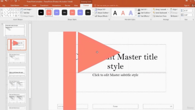 Learn the designing of Master Slide PowerPoint template – Screenshot 1