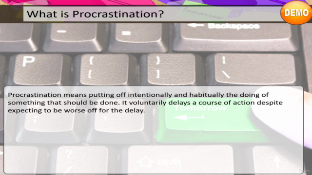 Overcoming Procrastination – Screenshot 2