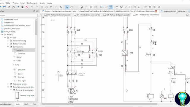 Curso projeto de comandos elétricos com o QEletroTech – Screenshot 2