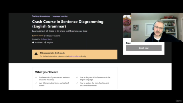 Crash Course in Sentence Diagramming (English Grammar) – Screenshot 1