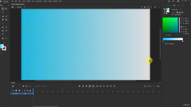 Introduction to Cartoon Background Creation: Adobe Animate – Screenshot 2