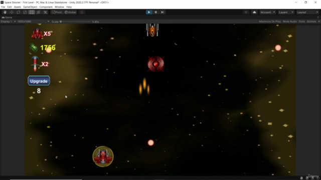 How To Creat 2D Space Shooter With Unity And C# - Screenshot_02