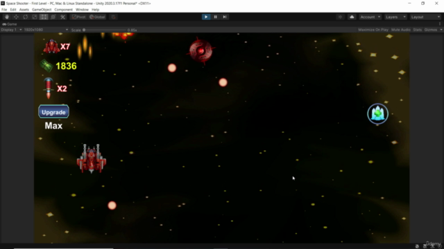 How To Creat 2D Space Shooter With Unity And C# - Screenshot_04