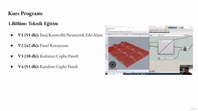 Parametrik Modelleme ve Cephe Sistemleri Eğitim Seti – Screenshot 2