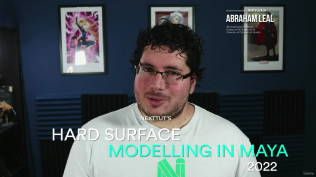 Hard Surface Modelling in Maya – Screenshot 1