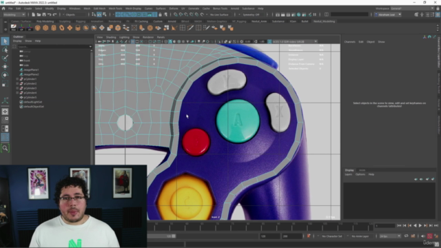 Hard Surface Modelling in Maya – Screenshot 3