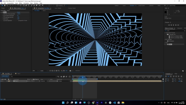 Sonic Text Logo Animation for Beginners using After Effects – Screenshot 2