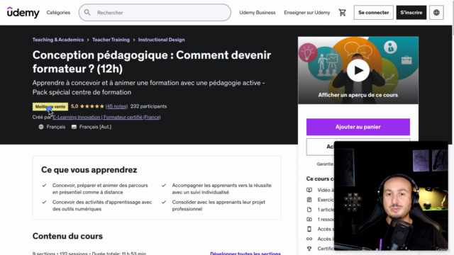 Conception pédagogique : Comment devenir formateur ? (12h) – Screenshot 1