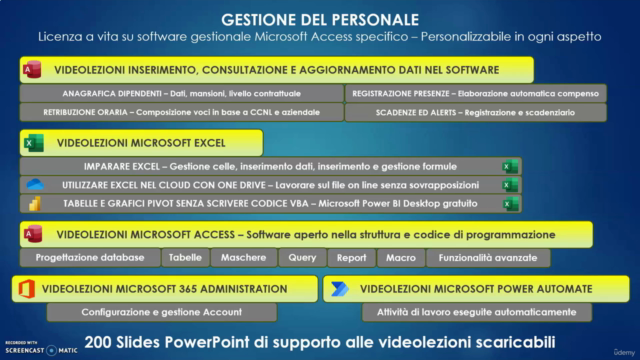 Gestione del personale con software modificabile – Screenshot 1