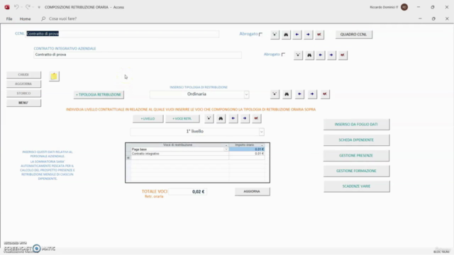 Gestione del personale con software modificabile – Screenshot 2