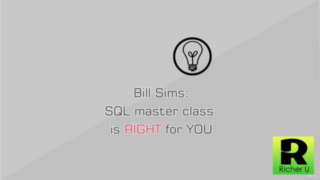 SQL Database MasterClass: Go From Pupil To Master! – Screenshot 4
