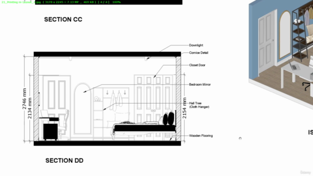 The Complete Layout for Sketchup Course for Interior Design – Screenshot 1