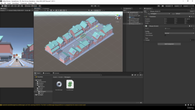 Aprende a crear un videojuego Endless Runner en 3D con Unity – Screenshot 2