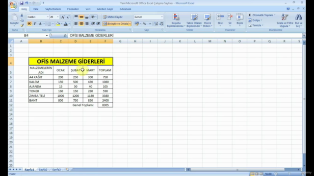 Yeni başlayan için Microsoft Excel – Screenshot 4