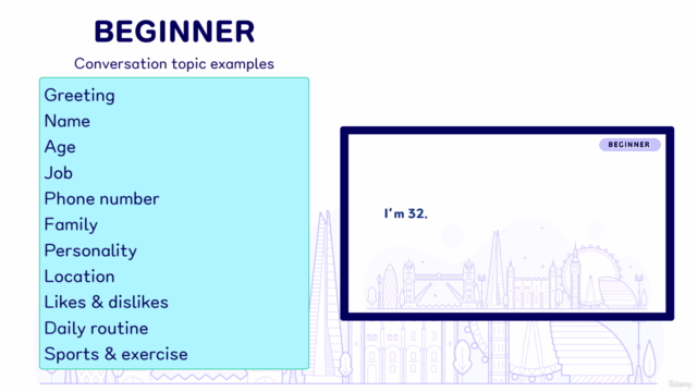 The English Conversation Course | Learn to speak English! – Screenshot 1